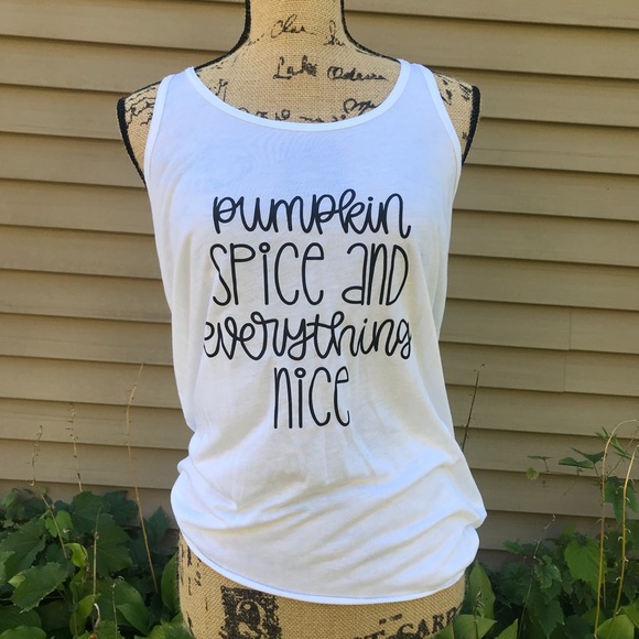 Pumpkin Spice & Everything Nice Flowy Tank - Picture 2 of 5